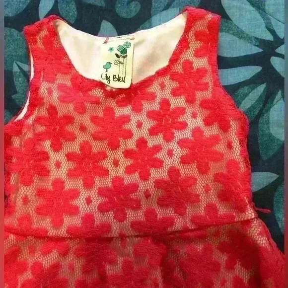 pink flower dress size 2T - Picture 3 of 4